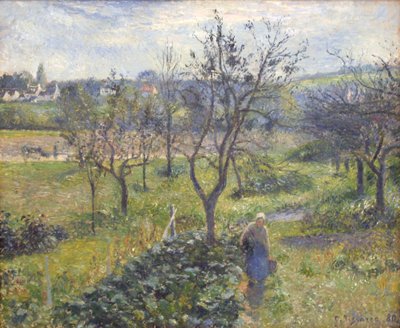 Garden at Valhermeil by Camille Jacob Pissarro